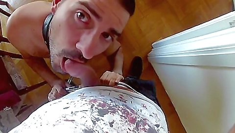 Hot slut takes it up the ass